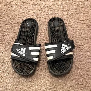 Adidas black slides
